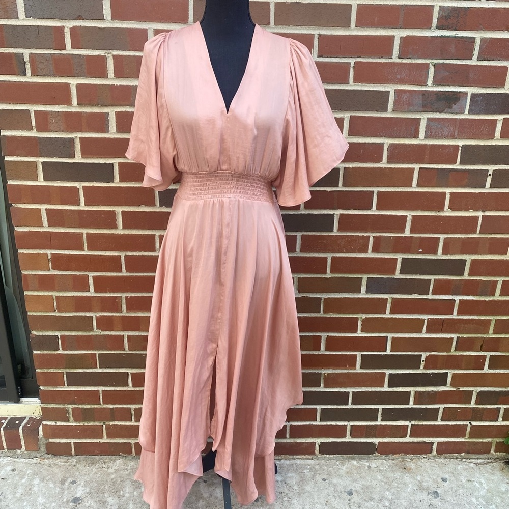 Grade & Gather pink maxi dress in small